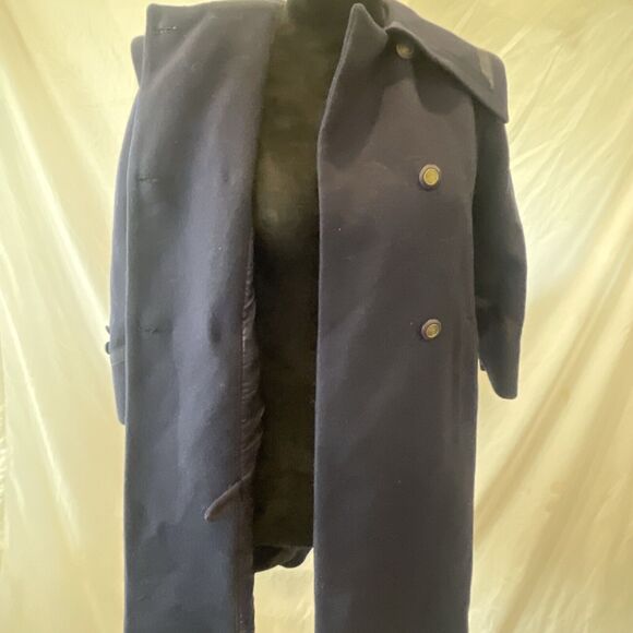 Vintage Rothschild Girls Sailor Navy Peacoat Size 7 ILGWU Union made USA - Picture 7 of 12
